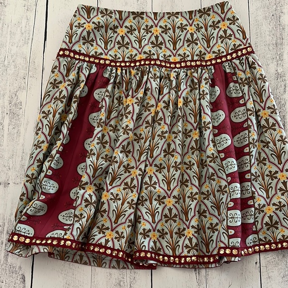 Floral Patterned Skirt - Multicolor - Picture 1 of 6